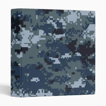Navy Nwu Camouflage 3 Ring Binder by staticnoise at Zazzle