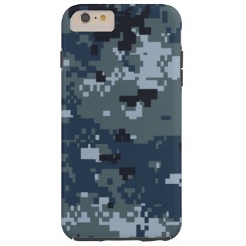 Navy Nwu Camouflage Tough Iphone 6 Plus Case by staticnoise at Zazzle
