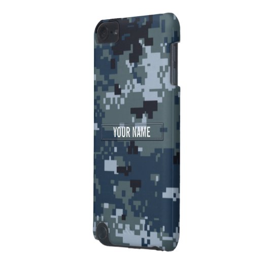 Navy NWU Camouflage Customizable iPod Touch 5G Case (Back Left)