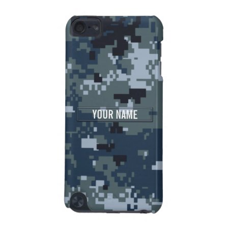 Navy Nwu Camouflage Customizable Ipod Touch 5g Case