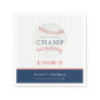 Navy Our Little Champ Baseball Any Age Birthday Napkins