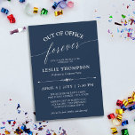 Navy Out of Office Forever Retirement Party Invitation
