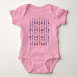 Navy Pale Pink Gavel advocacy lawyer Baby Bodysui Bodysuit