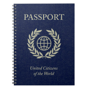 navy passport notebook
