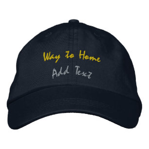 Navy Personalized Homebound-Hat Crafted Inspired Embroidered Baseball Cap