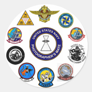 Navy Photographer Commands Sticker