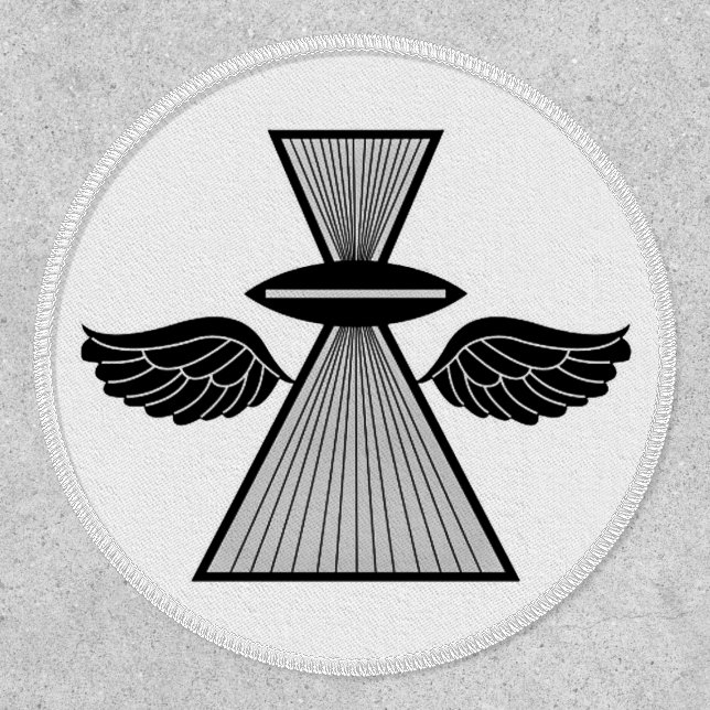 Navy Photographer's Mate w/wings Circle 4" Patch  (Front)