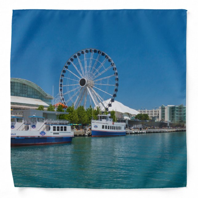 Navy Pier Bandana (Front)