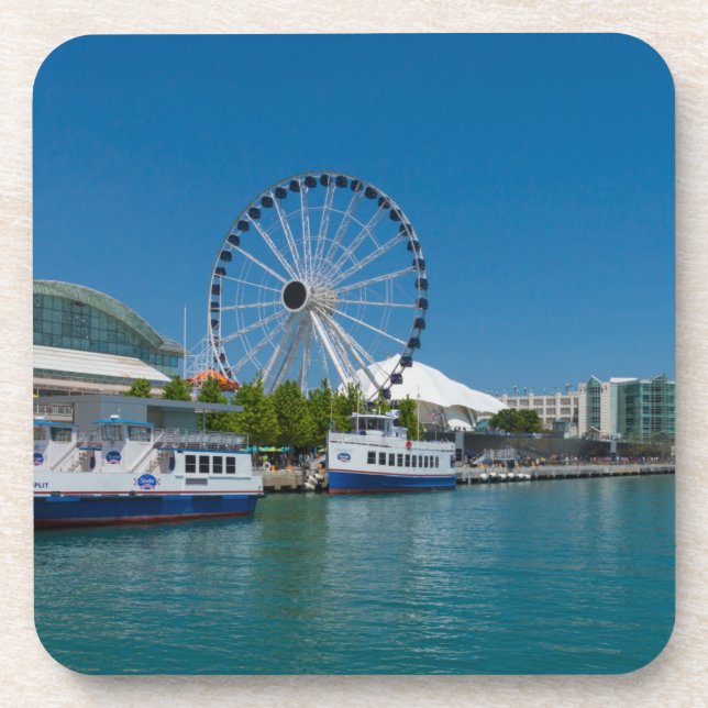 Navy Pier Beverage Coaster (Front)