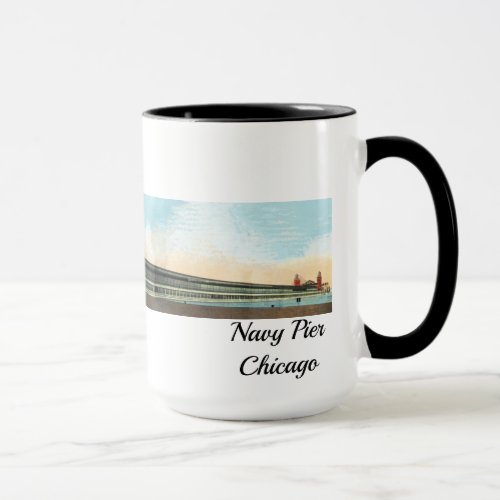 Navy Pier Chicago 1920s  Windy City Mug