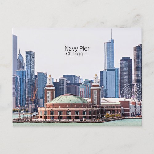 Navy Pier Chicago IL Postcard