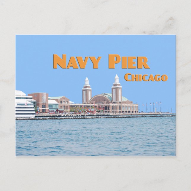 Navy Pier - Chicago Illinois Postcard (Front)