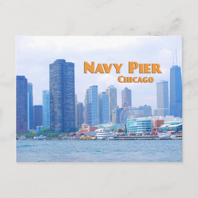 Navy Pier - Chicago Illinois Postcard (Front)