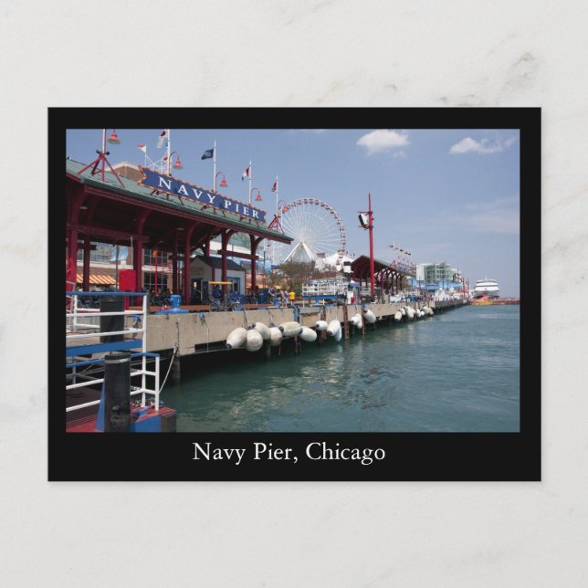 Navy Pier, Chicago Postcard (Front)