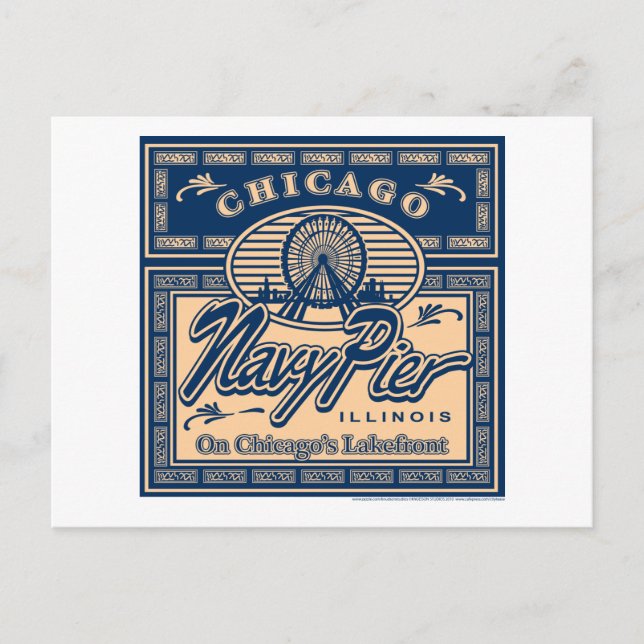 Navy Pier Chicago Postcard (Front)