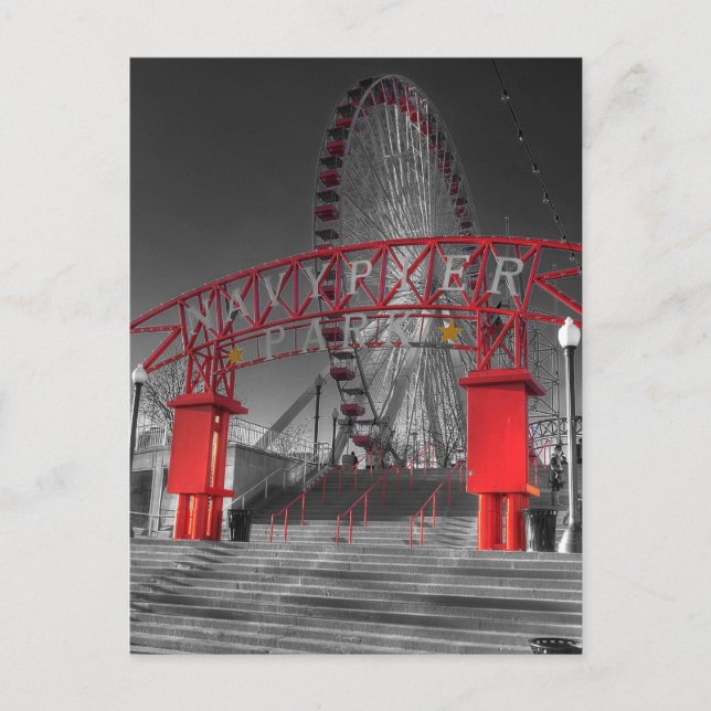 Navy Pier, Chicago Postcard (Front)