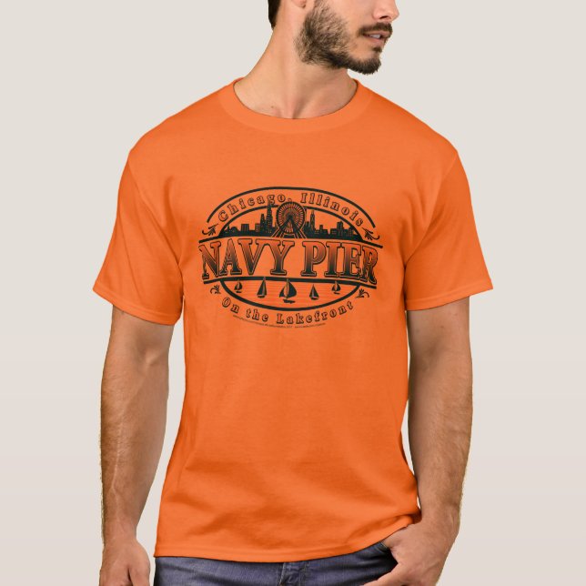 Navy Pier Chicago T-Shirt (Front)