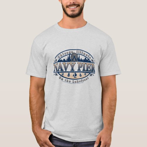 Navy Pier Chicago T_Shirt