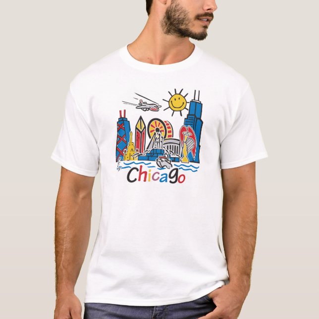 Navy Pier Chicago T-Shirt (Front)