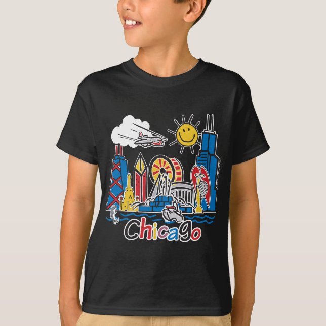 Navy Pier Chicago T-Shirt (Front)