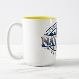 Navy Pier Chicago Two-Tone Coffee Mug