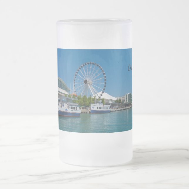 Navy Pier Frosted Mug (Center)