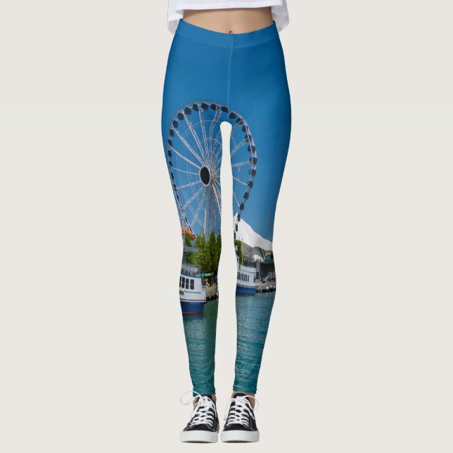Navy Pier Leggings (Front)