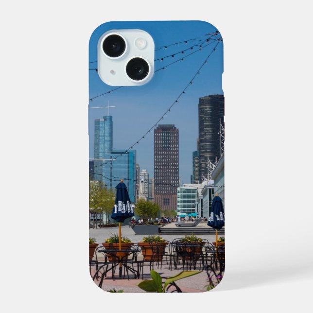 Navy Pier Lines Iphone Case (Back)