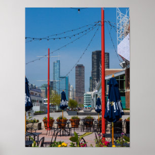 Navy Pier Lines Poster