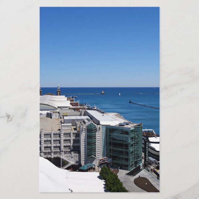 Navy Pier View.JPG Stationery (Front)