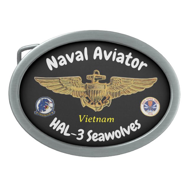 Navy Pilot Belt Buckle (Front)