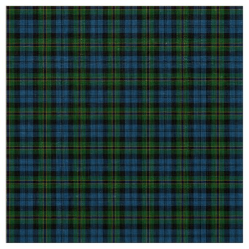 Navy Polaris Tartan Fabric