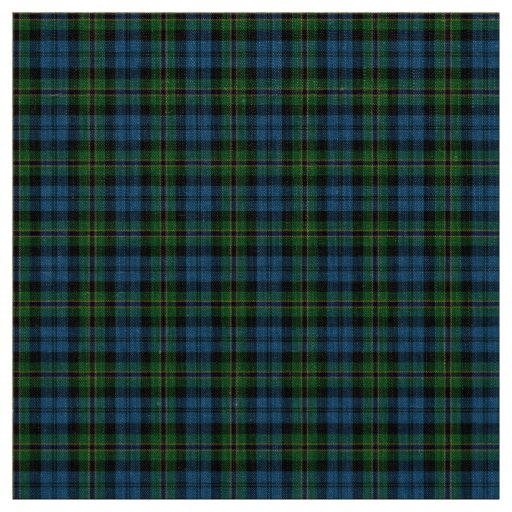 Navy Polaris Tartan Fabric