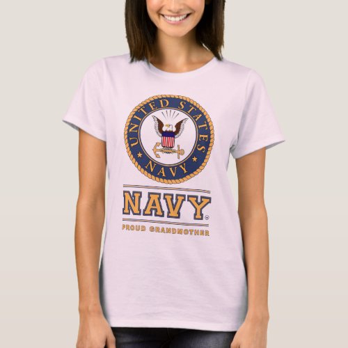 Navy _ Proud Grandmother T_Shirt