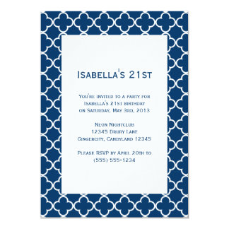 Quatrefoil Invitations & Announcements | Zazzle