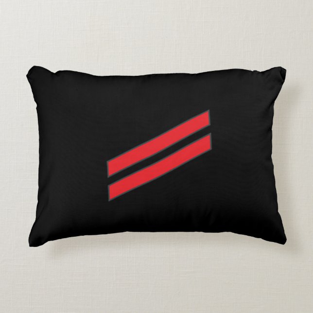 Navy Rank E-2 Fireman Decorative Pillow (Front)