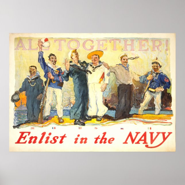 Navy Recruitment Poster (Front)