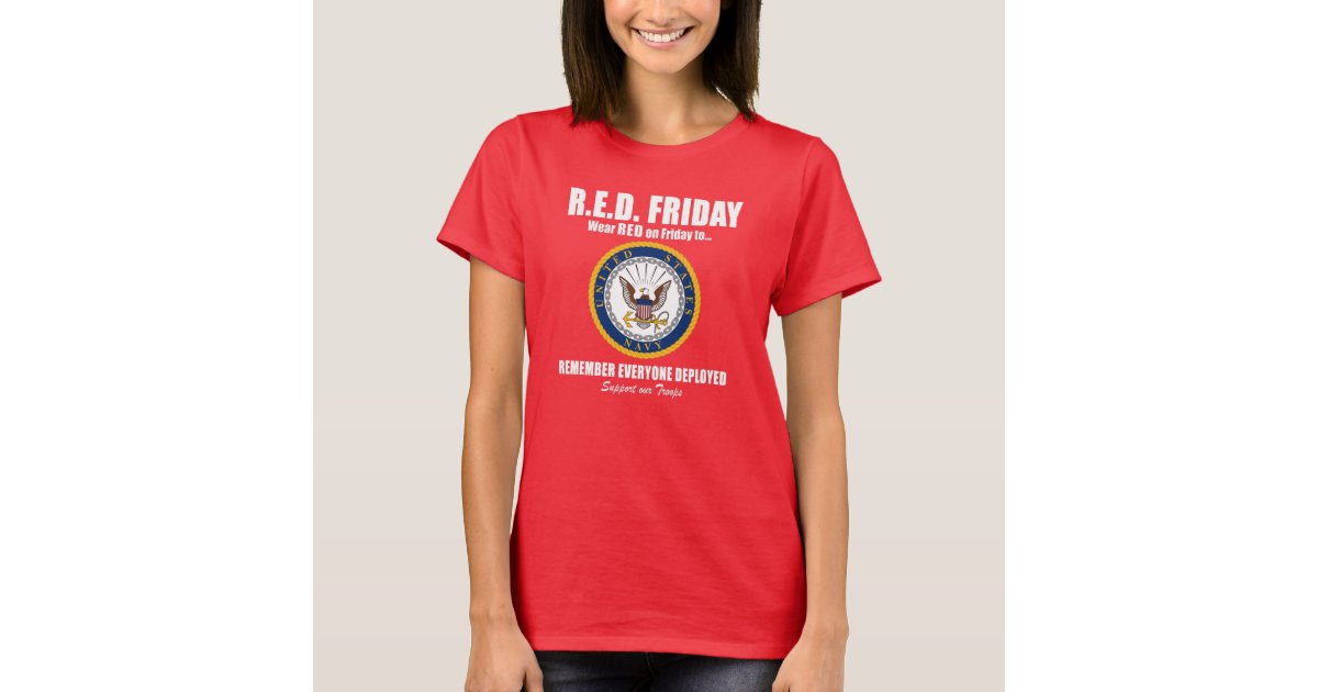 red friday shirts navy