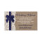 Navy Ribbon On Burlap & Lace Wedding Website