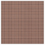 Navy Rust Grid Checks III Fabric