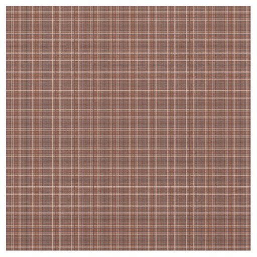 Navy Rust Grid Checks III Fabric