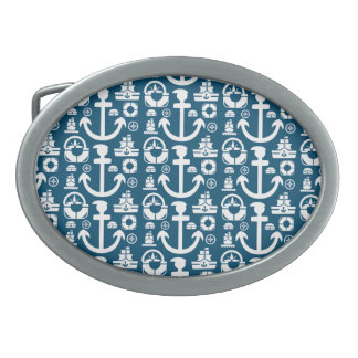 Navy sailor Element sea pattern Belt Buckle