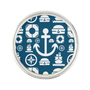 Navy sailor Element sea pattern Lapel Pin