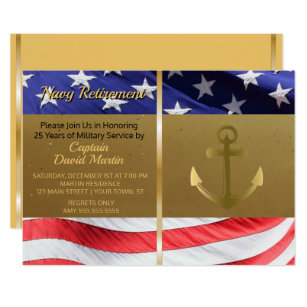 Us Navy Retirement Invitations 8