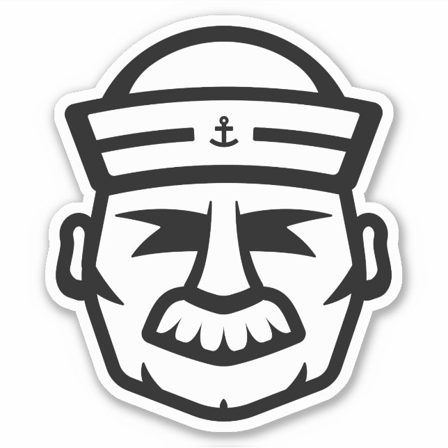 Navy Sailor Sticker (Front)