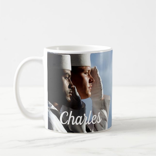 Navy Sailors Personalized Coffee Mug (Left)
