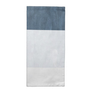 Navy Sea Blue White Beach Cloth Napkin
