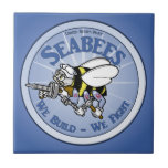 Navy Seabees Ceramic Tile at Zazzle