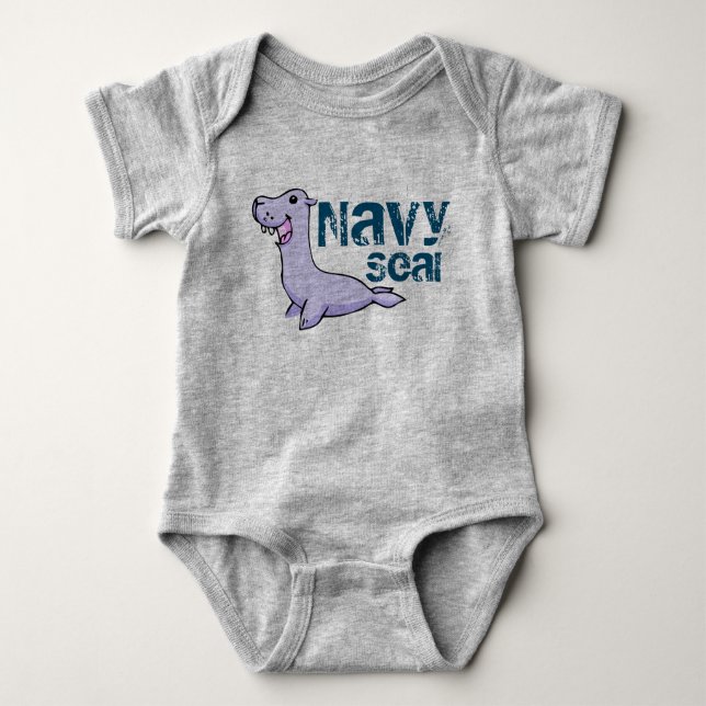 Navy Seal Baby Bodysuit (Front)