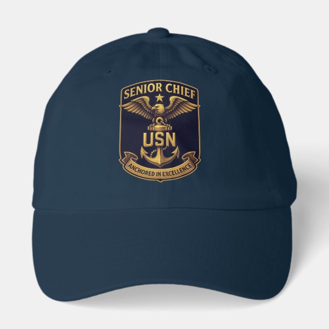 Navy Senior Chief Ball Cap (Front)
